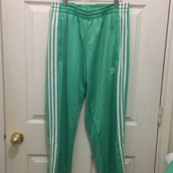 Adidas Tracksuit Sea-Foam Green warmup suit sweatsuit jacket pants set 2pc EUC - Picture 7 of 16